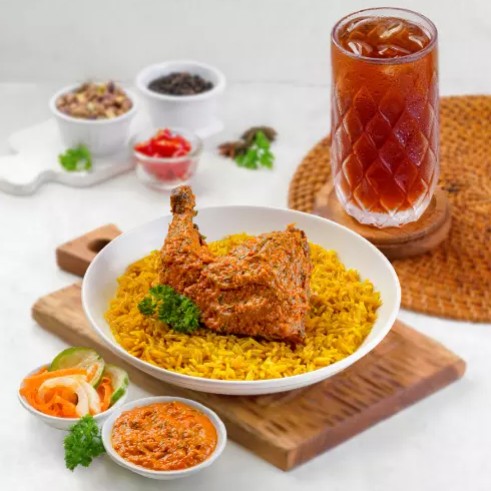 1/4 Ayam Mandhi Peri-Peri Free Drink